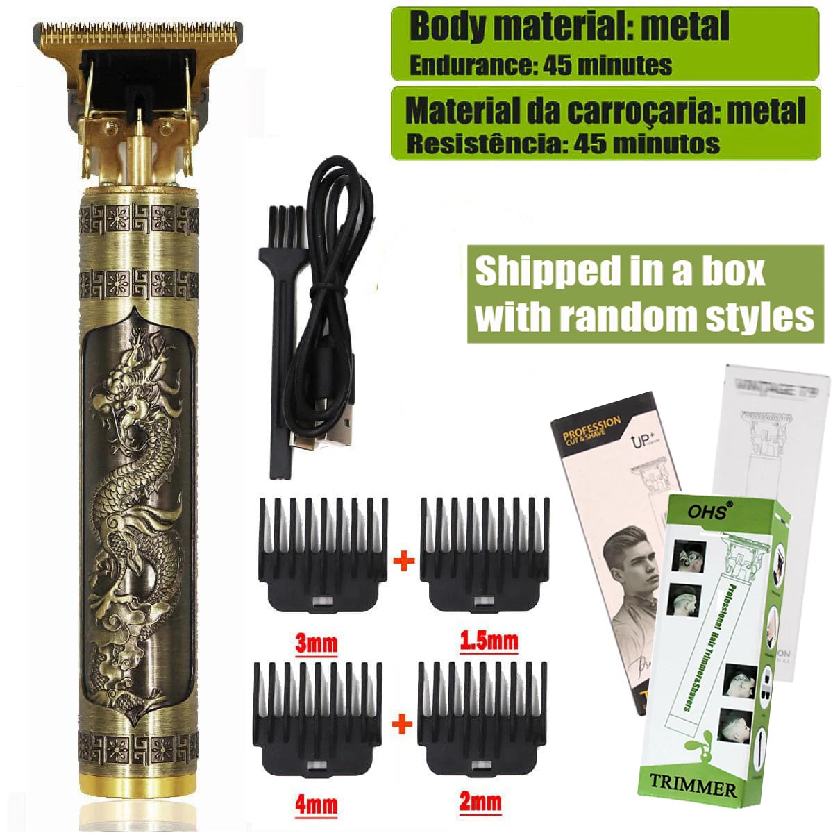 Tondeuse pour Cheveux et pilosité faciale