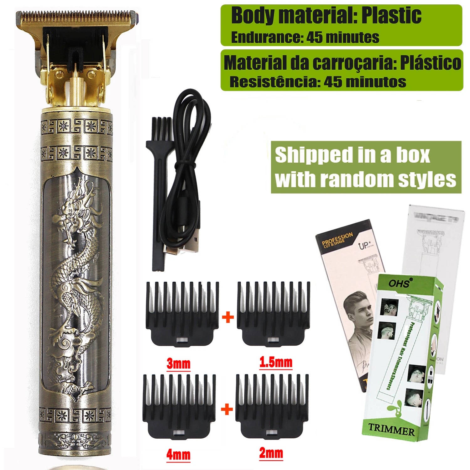 Tondeuse pour Cheveux et pilosité faciale
