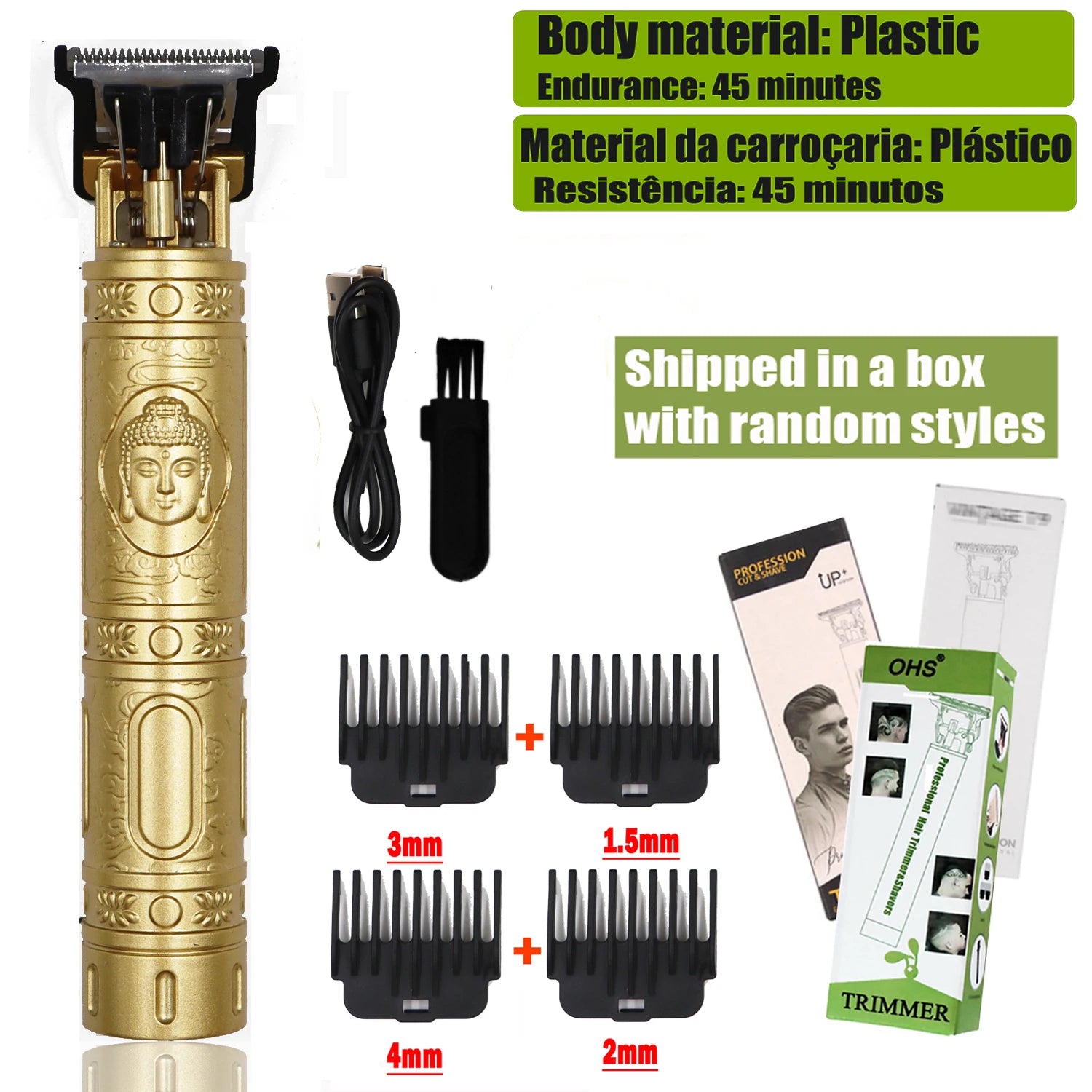 Tondeuse pour Cheveux et pilosité faciale
