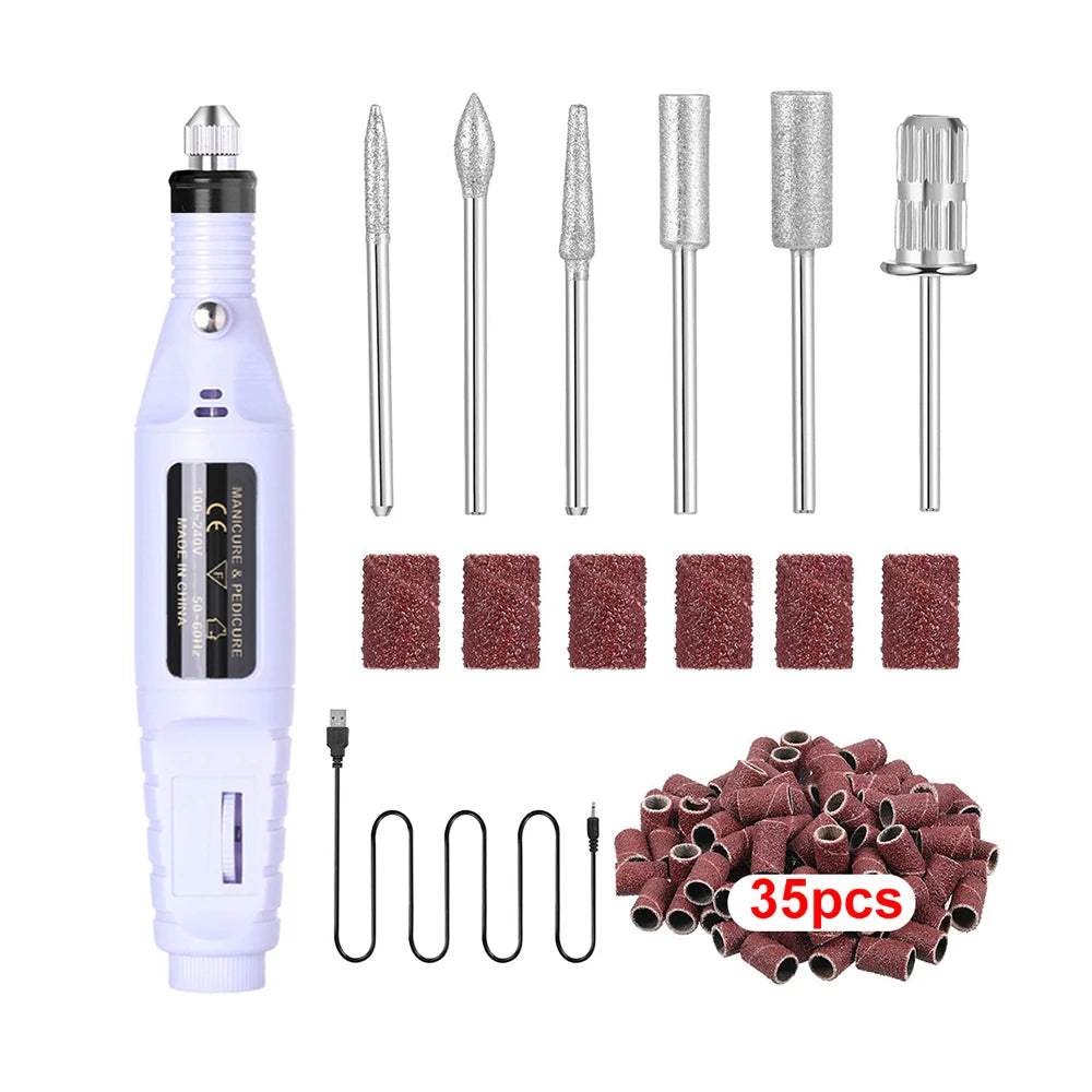 Ponceuse à ongles électriques, manucure/pédicure