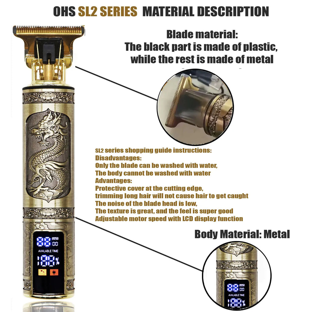 Tondeuse pour Cheveux et pilosité faciale