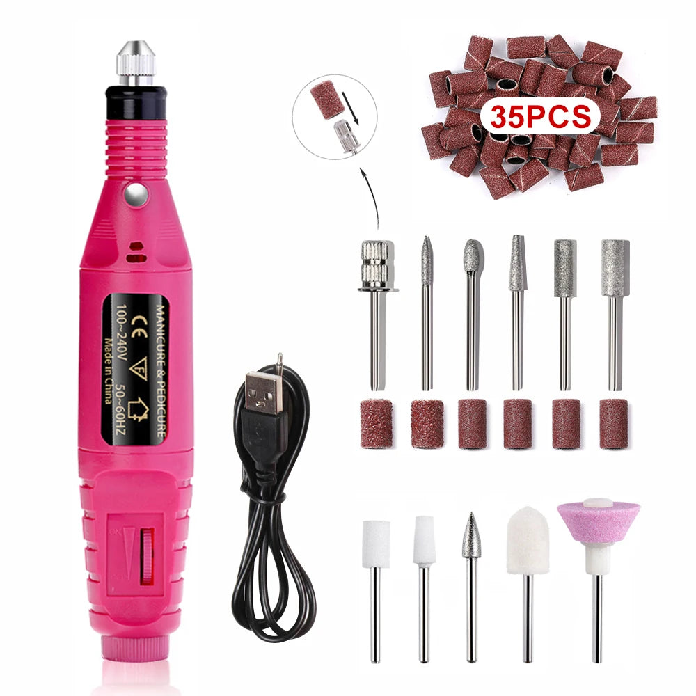 Ponceuse à ongles électriques, manucure/pédicure