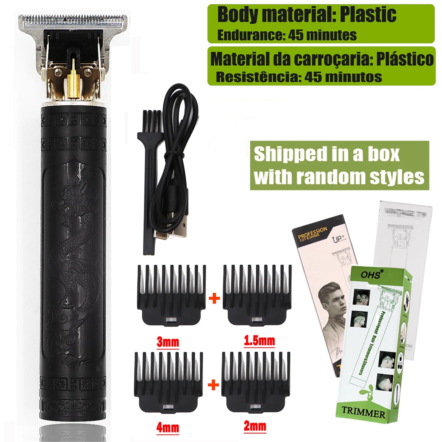 Tondeuse pour Cheveux et pilosité faciale