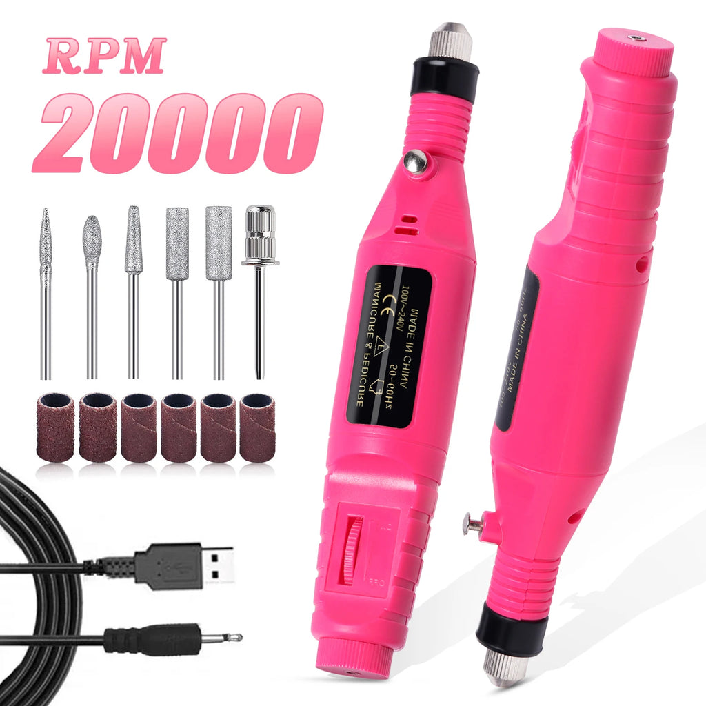 Ponceuse à ongles électriques, manucure/pédicure