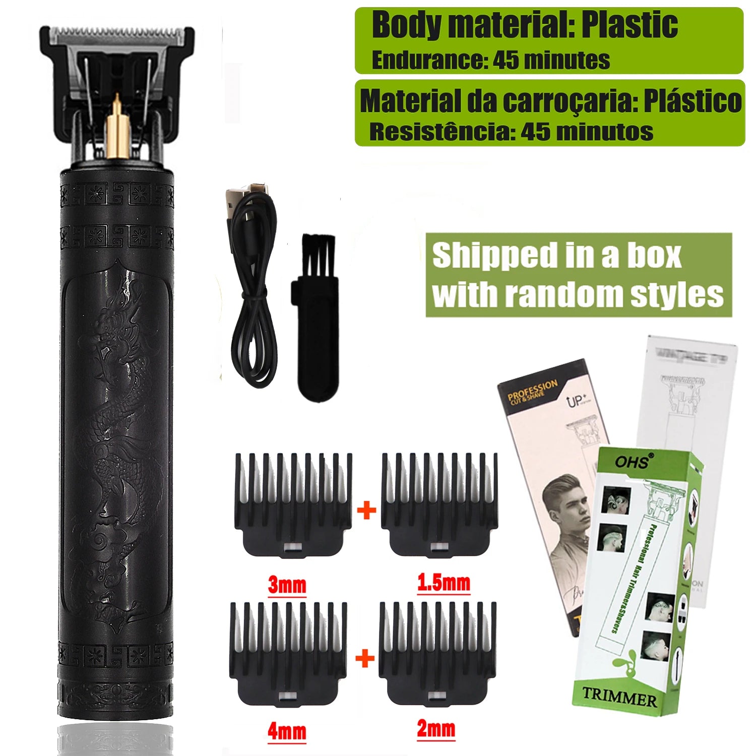 Tondeuse pour Cheveux et pilosité faciale