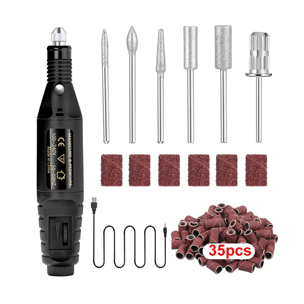 Ponceuse à ongles électriques, manucure/pédicure