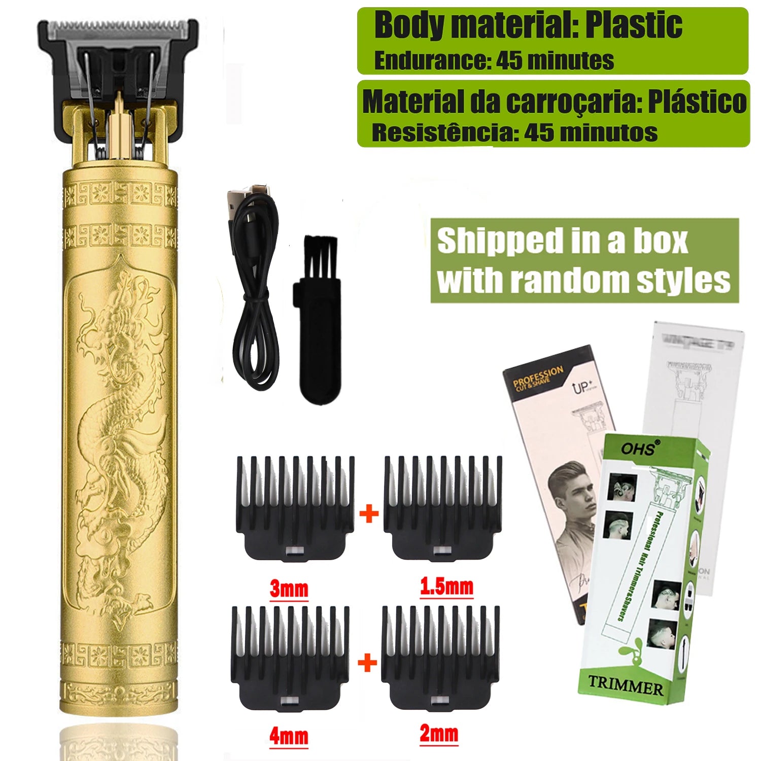 Tondeuse pour Cheveux et pilosité faciale