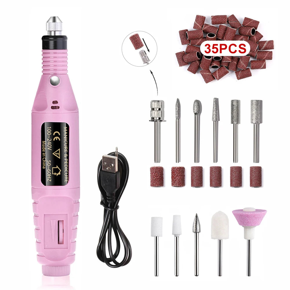 Ponceuse à ongles électriques, manucure/pédicure